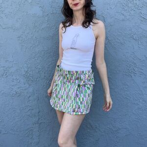 Versus by Versace y2k Skirt in Medium Micro Mini Designer Clothing